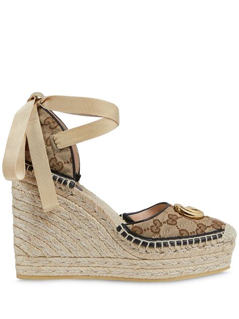 gucci suede espadrilles|Gucci espadrilles farfetch.